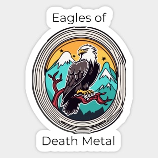 legendary eagles metal band Sticker